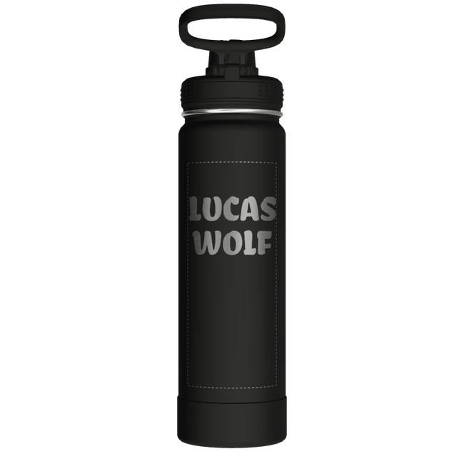 Actives Water Bottle With Spout Lid - customized