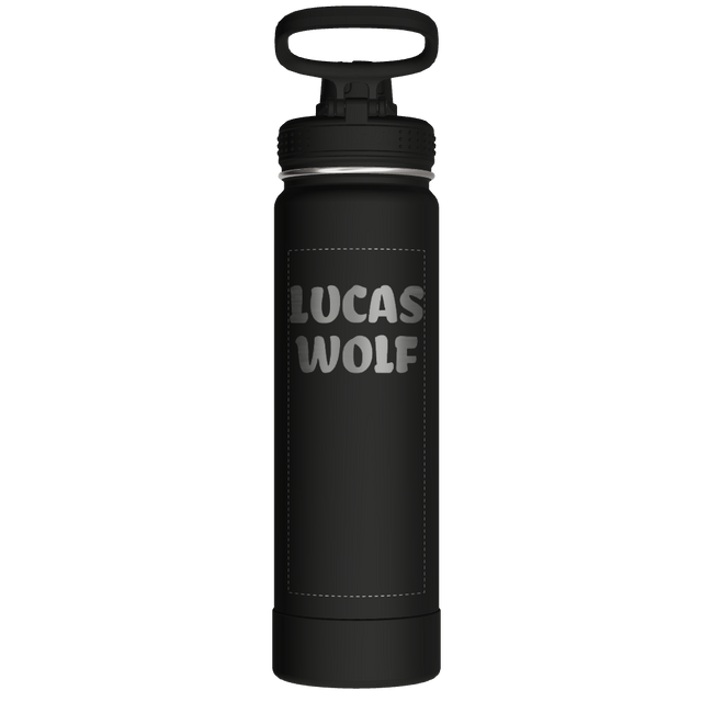Actives Water Bottle With Spout Lid - customized