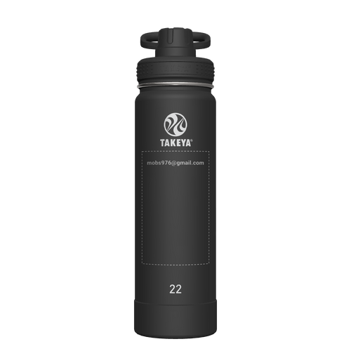 Actives Water Bottle With Spout Lid - customized