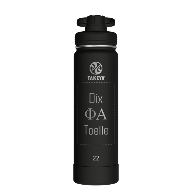 Actives Water Bottle With Spout Lid - customized