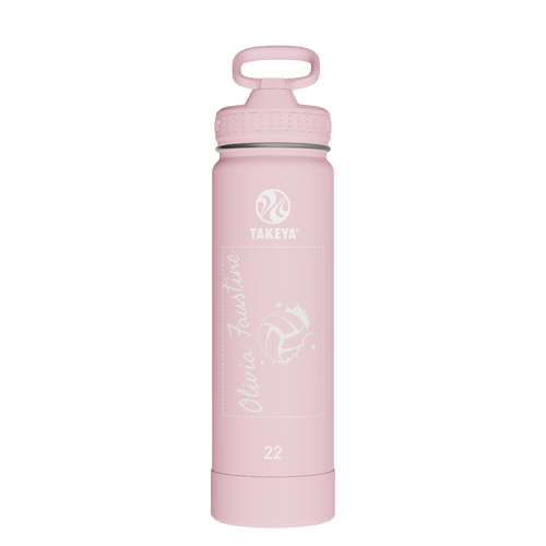 Actives Water Bottle With Straw Lid - customized