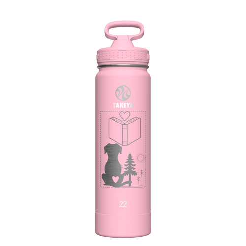 Actives Water Bottle With Straw Lid - customized