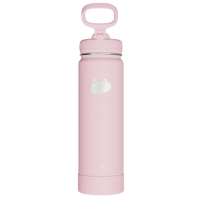 Actives Water Bottle With Straw Lid - customized