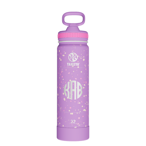 Actives Water Bottle With Straw Lid - customized