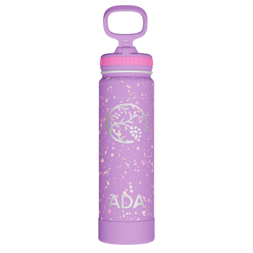 Actives Water Bottle With Straw Lid - customized