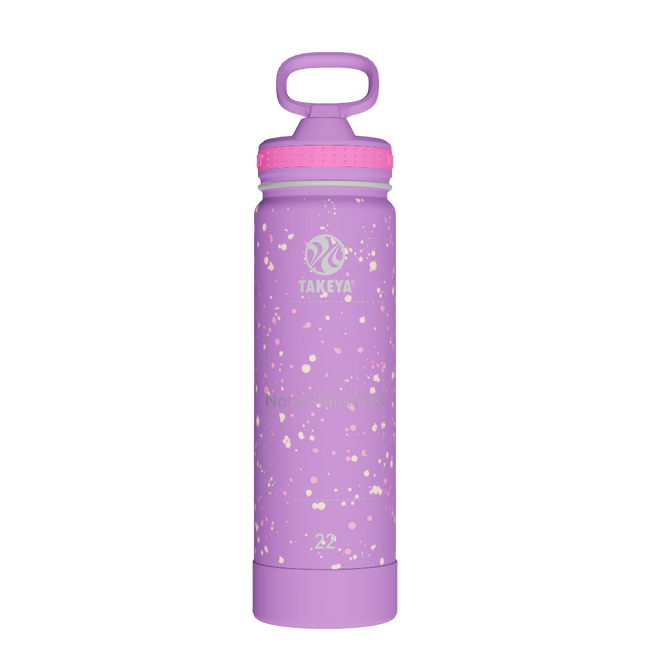Actives Water Bottle With Straw Lid - customized