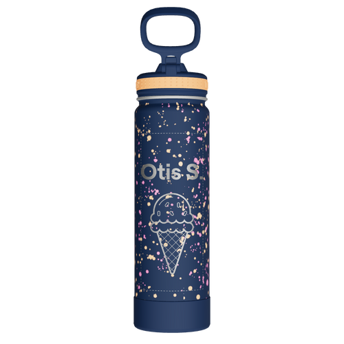 Actives Water Bottle With Straw Lid - customized