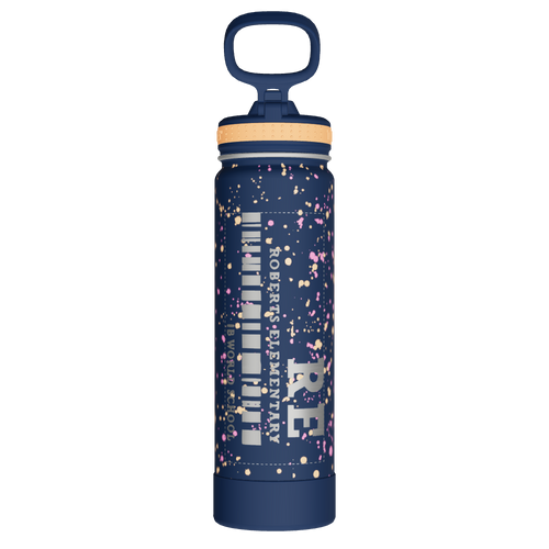 Actives Water Bottle With Straw Lid - customized