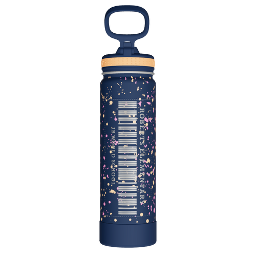 Actives Water Bottle With Straw Lid - customized