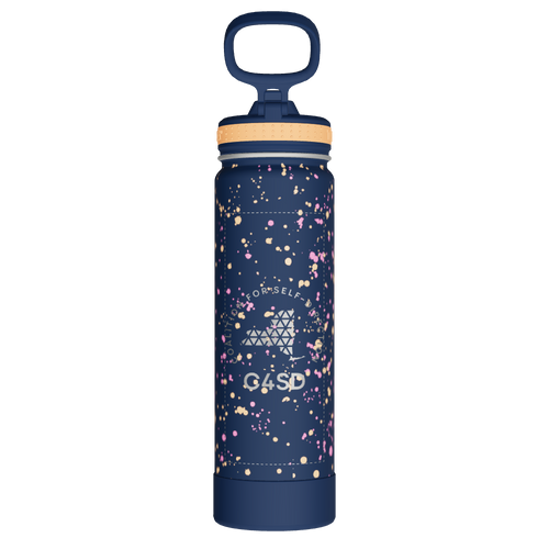 Actives Water Bottle With Straw Lid - customized