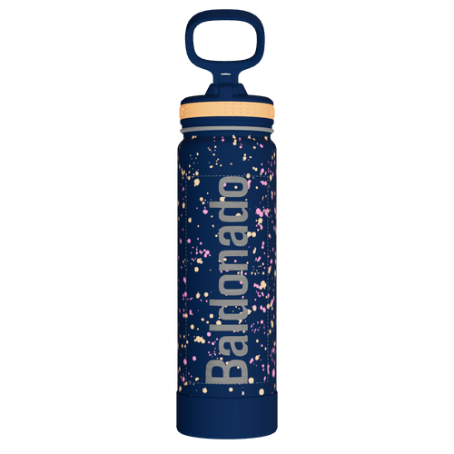 Actives Water Bottle With Straw Lid - customized