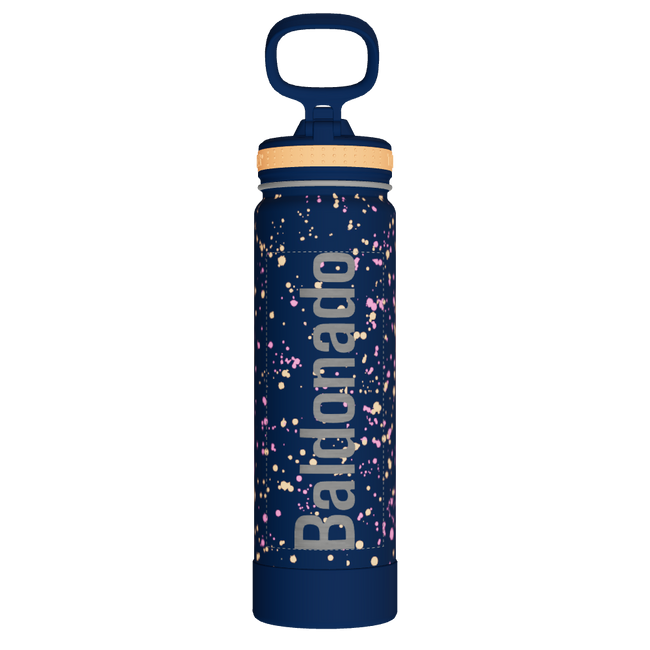 Actives Water Bottle With Straw Lid - customized