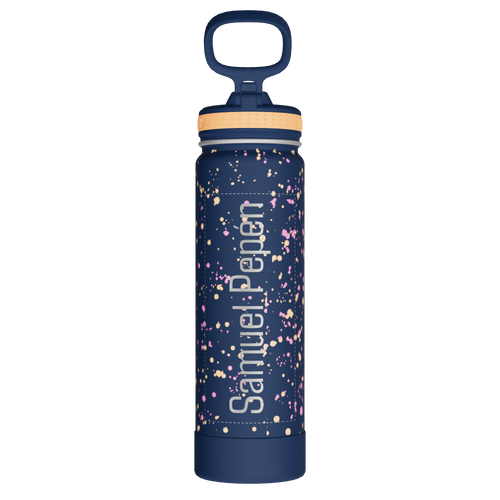 Actives Water Bottle With Straw Lid - customized