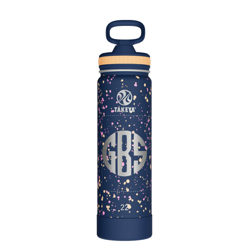 Actives Water Bottle With Straw Lid - customized
