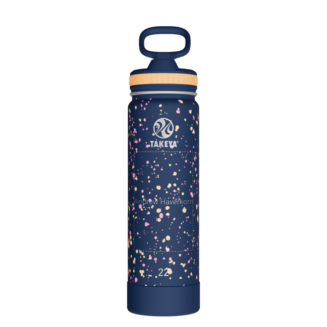 Actives Water Bottle With Straw Lid - customized