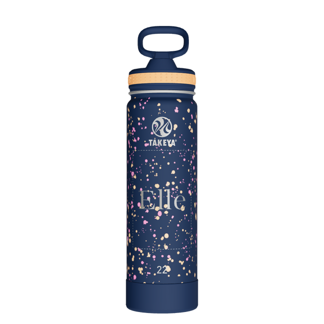 Actives Water Bottle With Straw Lid - customized