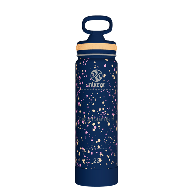 Actives Water Bottle With Straw Lid - customized