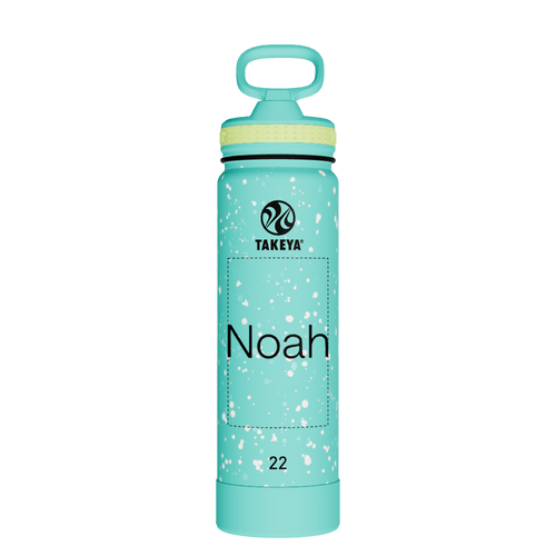Actives Water Bottle With Straw Lid - customized