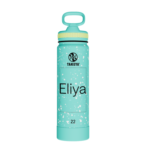 Actives Water Bottle With Straw Lid - customized