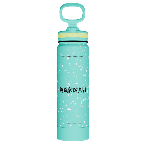 Actives Water Bottle With Straw Lid - customized