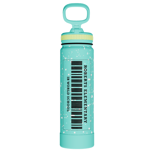Actives Water Bottle With Straw Lid - customized
