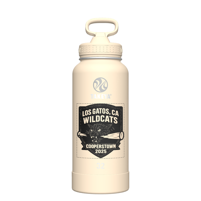 Bottle Straw Lid Oatmilk - customized