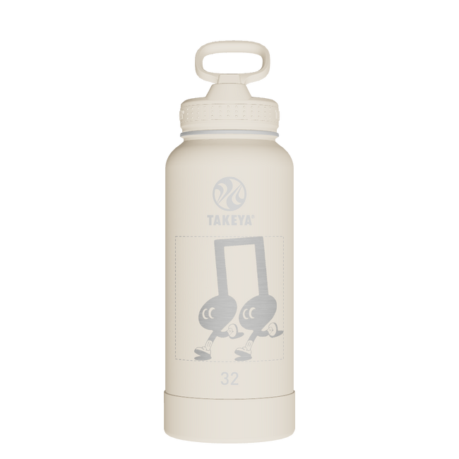 Actives Water Bottle With Straw Lid - customized
