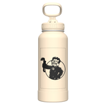 Bottle Straw Lid Oatmilk - customized