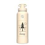 40oz Bottle Spout Lid Oatmilk - customized