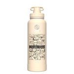 40oz Bottle Spout Lid Oatmilk - customized