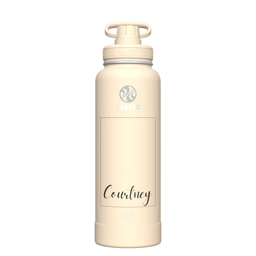 Actives Water Bottle With Spout Lid - customized