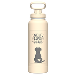 40oz Bottle Spout Lid Oatmilk - customized