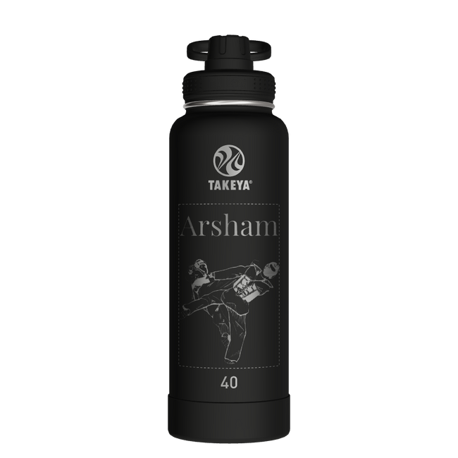 Actives Water Bottle With Spout Lid - customized