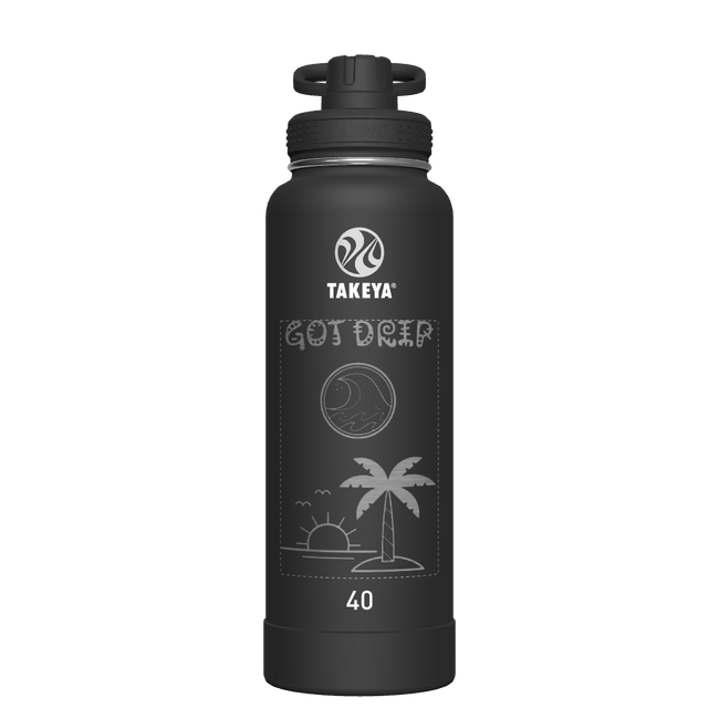 Actives Water Bottle With Spout Lid - customized