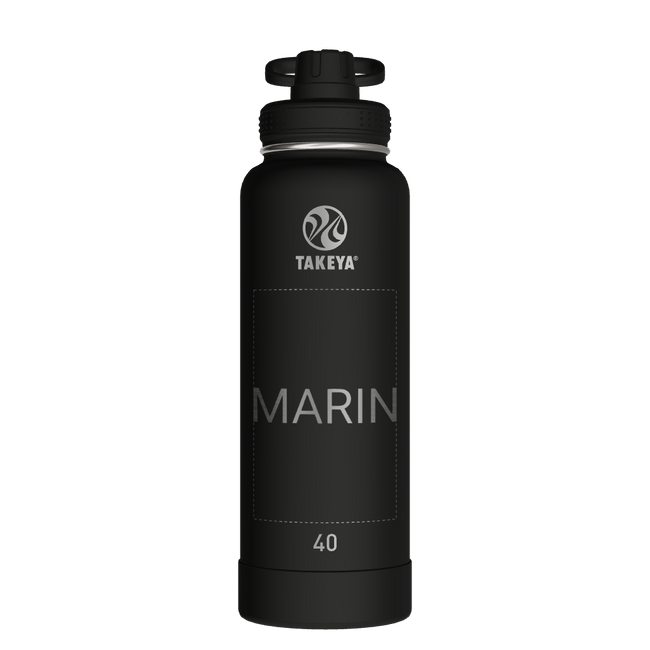 Actives Water Bottle With Spout Lid - customized
