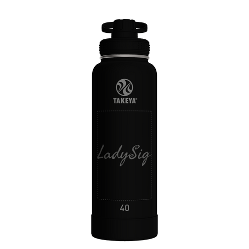 Actives Water Bottle With Spout Lid - customized