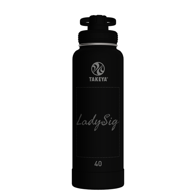 Actives Water Bottle With Spout Lid - customized