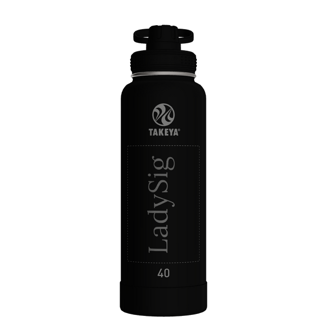 Actives Water Bottle With Spout Lid - customized