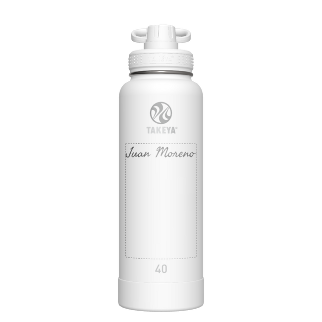 Actives Water Bottle With Spout Lid - customized