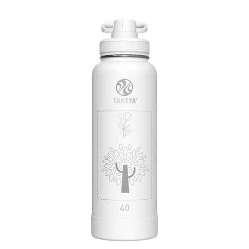 Actives Water Bottle With Spout Lid - customized