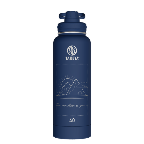 Actives Water Bottle With Spout Lid - customized
