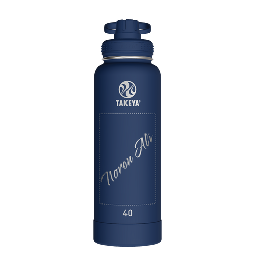 Actives Water Bottle With Spout Lid - customized