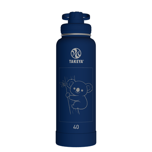 Actives Water Bottle With Spout Lid - customized