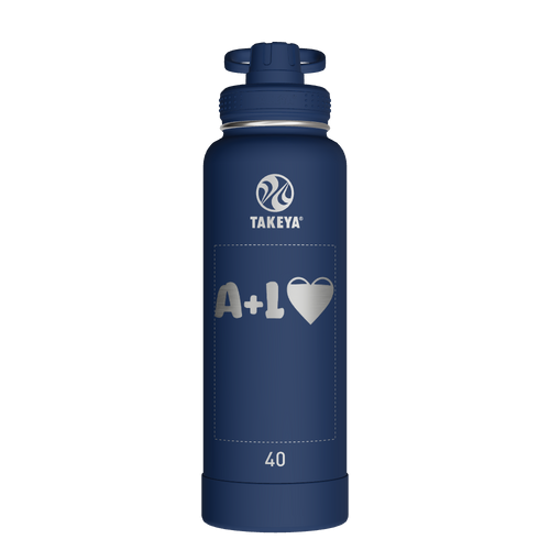 Actives Water Bottle With Spout Lid - customized