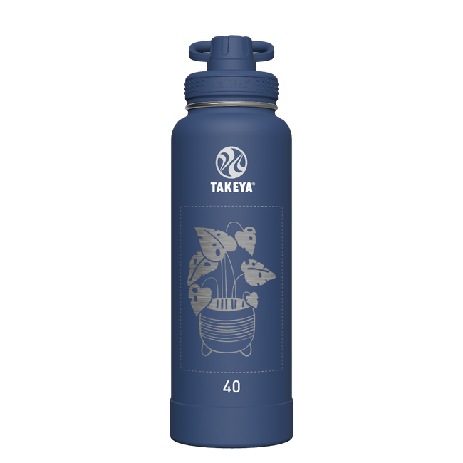 Actives Water Bottle With Spout Lid - customized