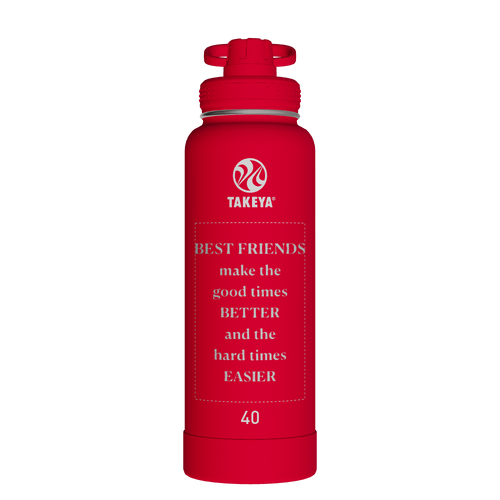 Actives Water Bottle With Spout Lid - customized