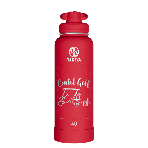 Actives Water Bottle With Spout Lid - customized