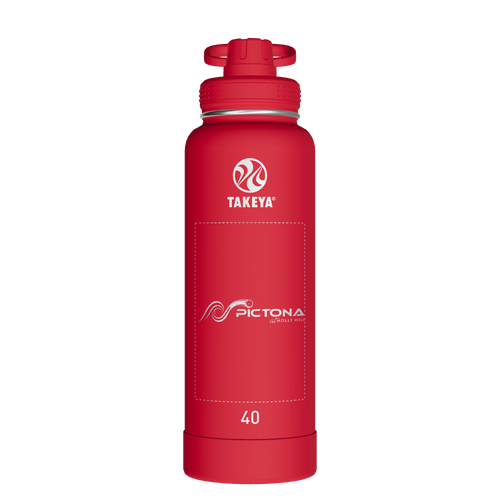 Actives Water Bottle With Spout Lid - customized