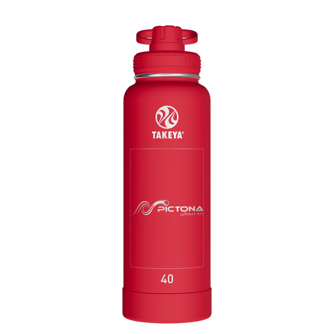 Actives Water Bottle With Spout Lid - customized