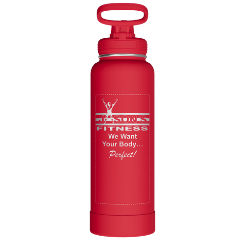 Actives Water Bottle With Spout Lid - customized
